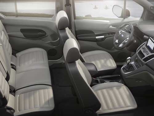 2023 Ford Transit Connect Passenger Wagon view of front seats and dash area