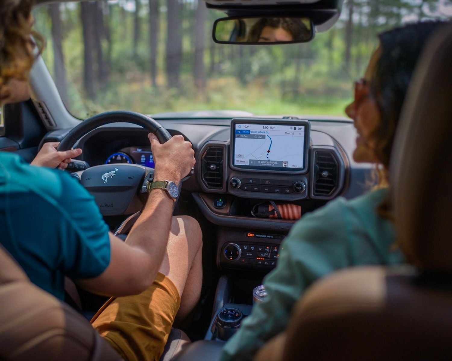2024 Ford Bronco® Sport with a man and woman sitting inside